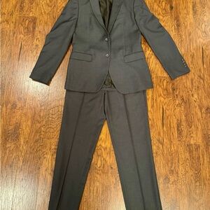 Egara Dark Gray Men's Suit extra slim fit